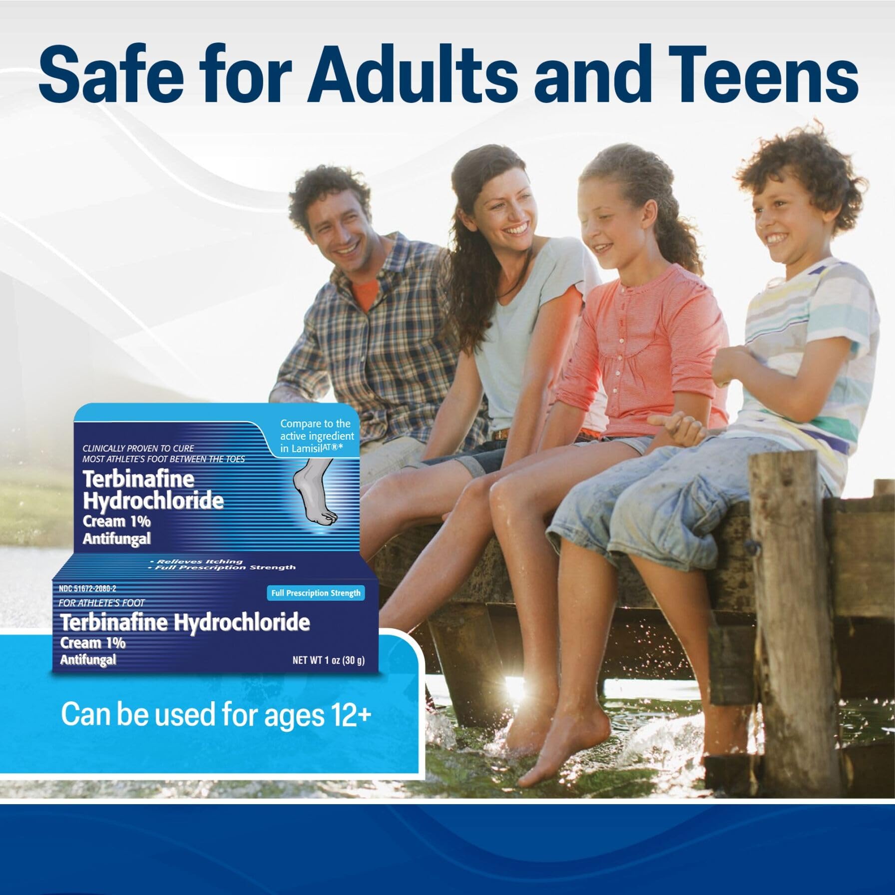 Footwear scene suggests odor control and symptom support with TARO cream.