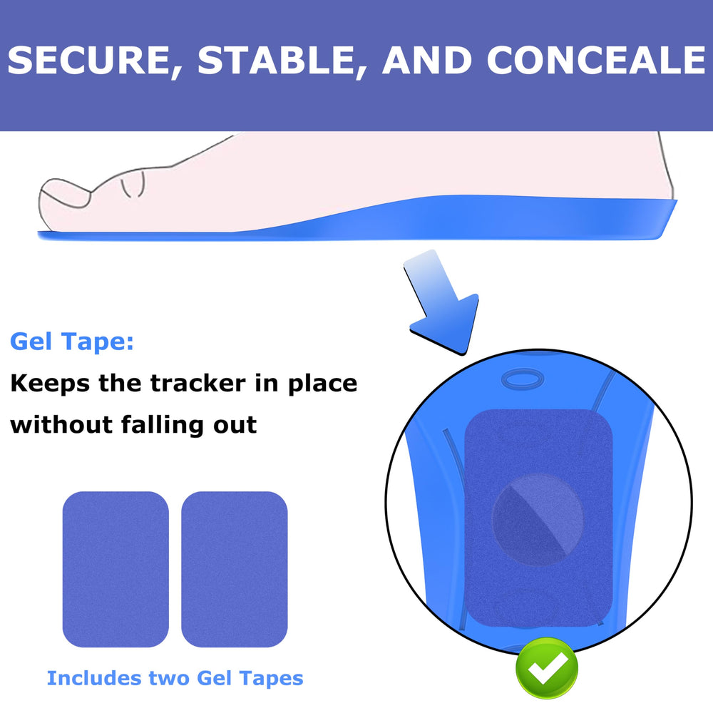 Tasege AirTag insole cushioning reduces foot fatigue for all-day comfort.