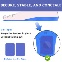 Tasege AirTag insole cushioning reduces foot fatigue for all-day comfort.