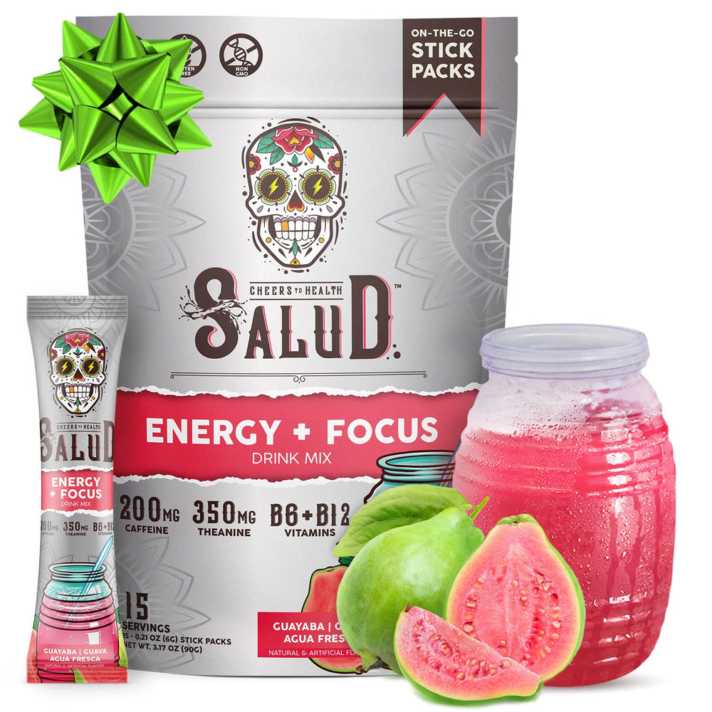Taste Salud guava energy stick packet for on-the-go clean energy support.