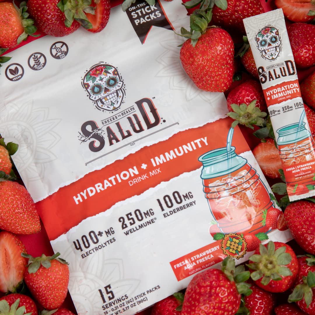 Taste Salud low-calorie drink mix with 1g sugar per serving.