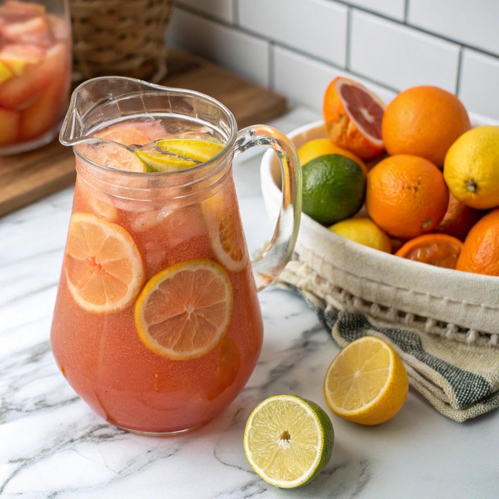 Taste Salud Peach Lemonade powder scoop promotes quick, flavorful energy