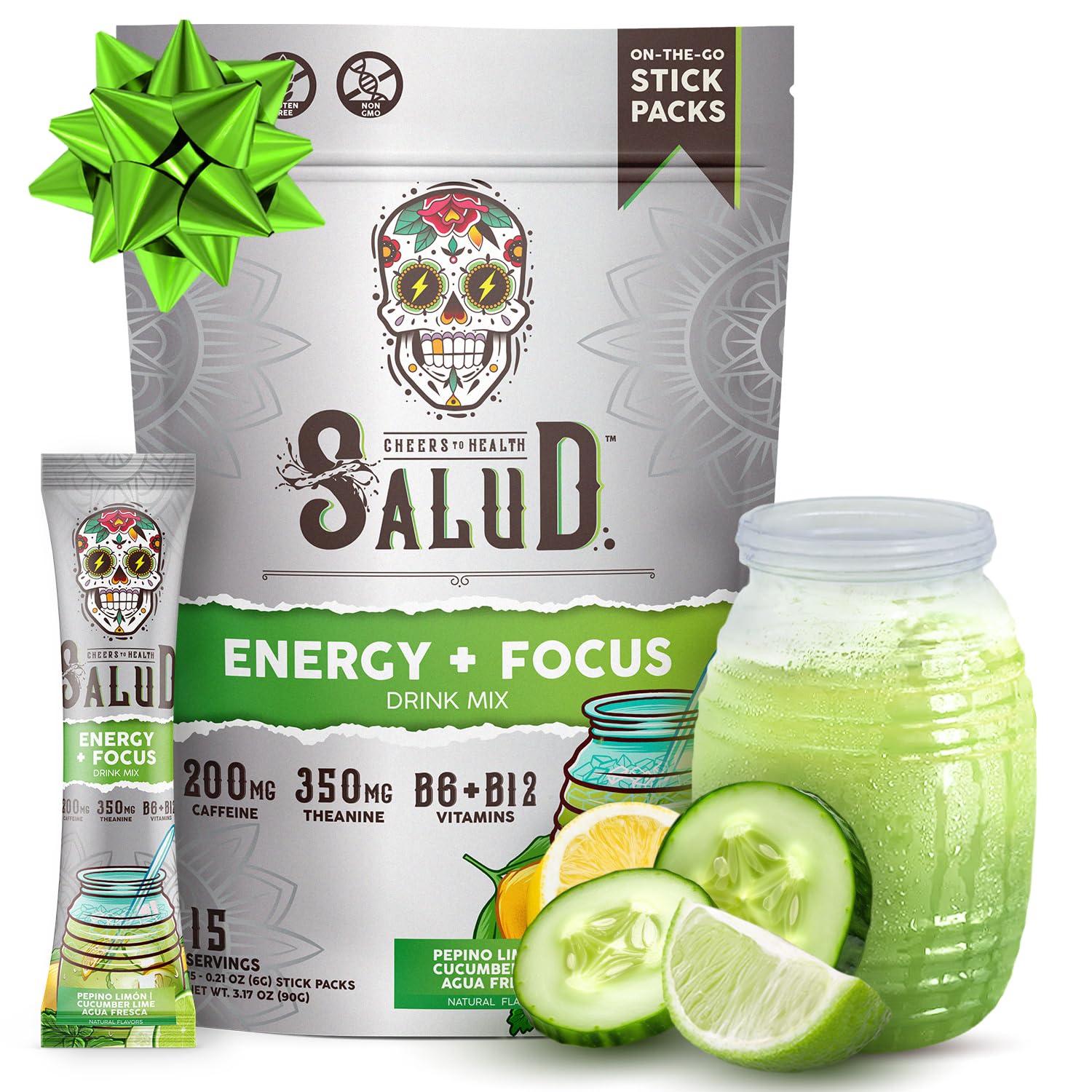 Taste Salud 2-in-1 energy stick powers on-the-go focus and clean energy.
