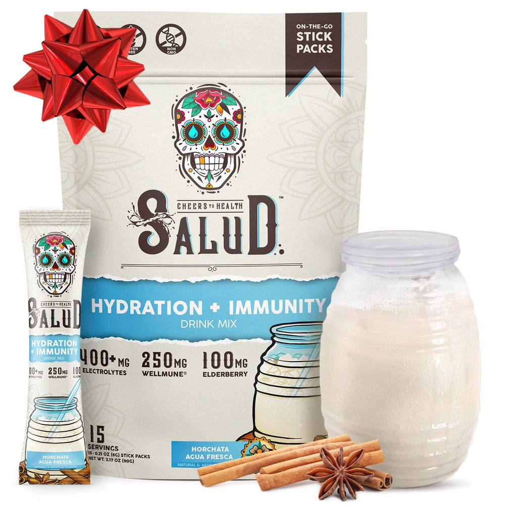 Taste Salud 2-in-1 hydration packet unboxing for on-the-go hydration.