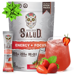 Taste Salud strawberry margarita stick pack for on-the-go energy and flavor
