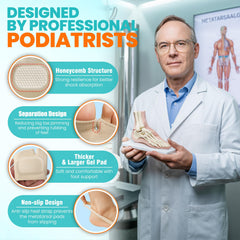TASZOOS metatarsal pads forefoot cushion enhances comfort during standing or running.