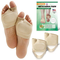 TASZOOS metatarsal pads non-slip cushion supports all-day comfort during walking.