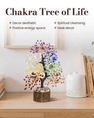 TATOODAA Crystal Tree of Life clear quartz enhances study corners