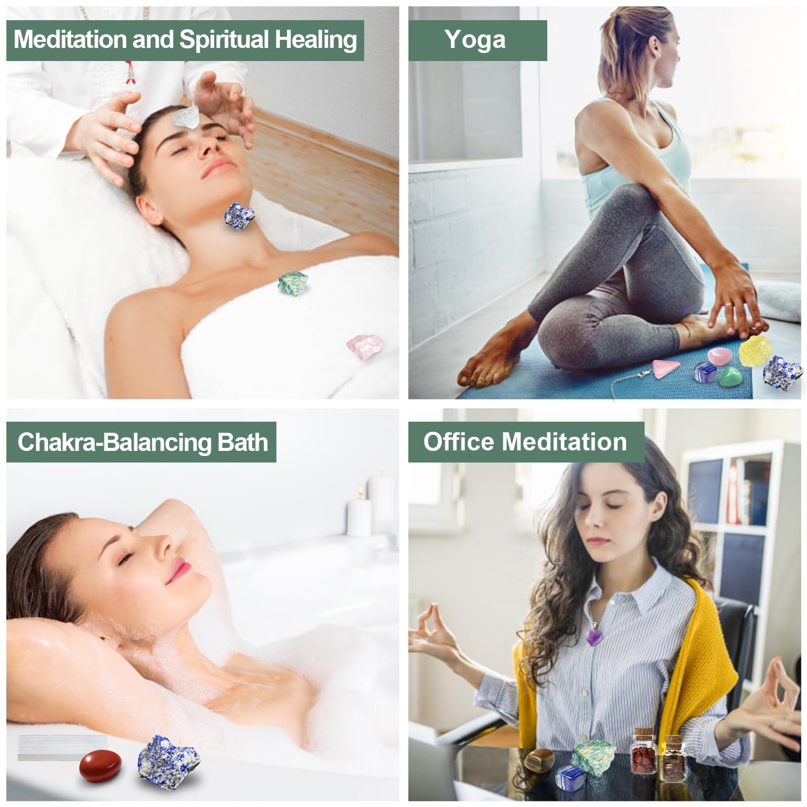 TATOODAA Vintage Style Packaging Crystal Set beautifully presented for gifting