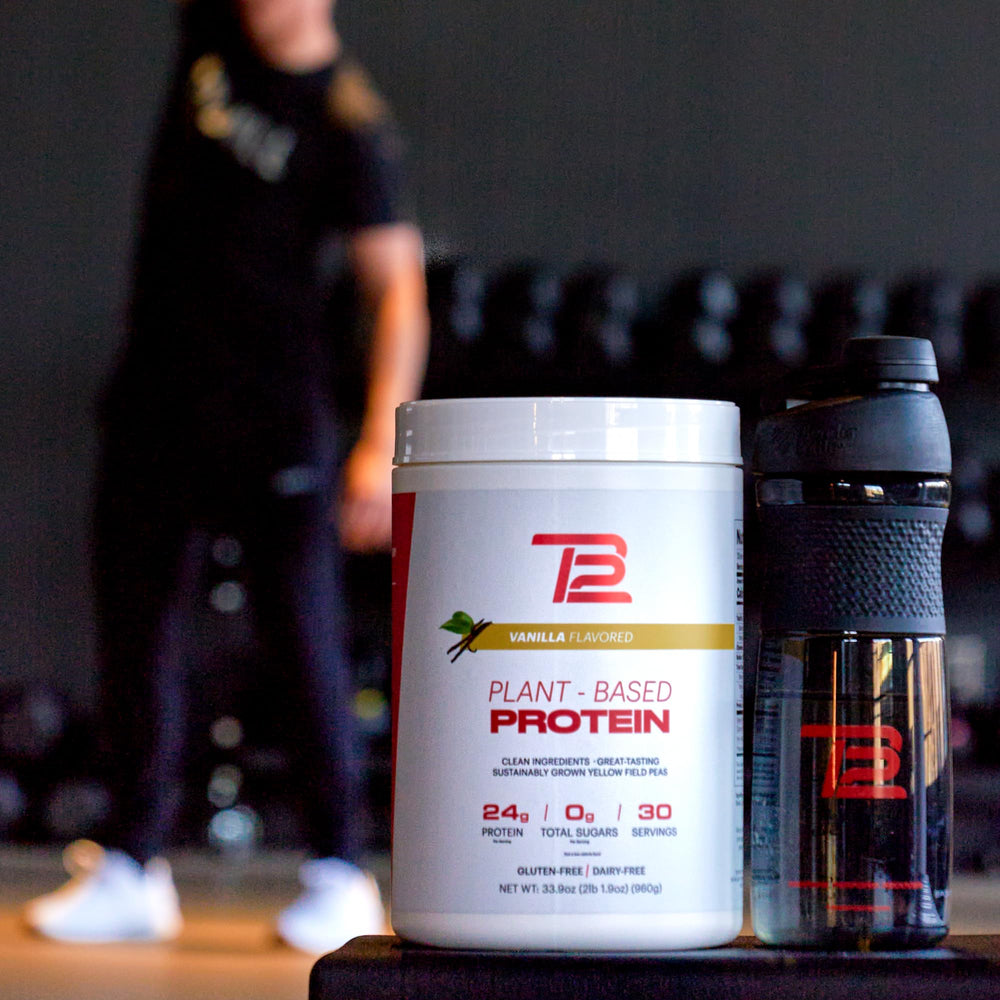TB12 30 servings per tub support everyday fueling.