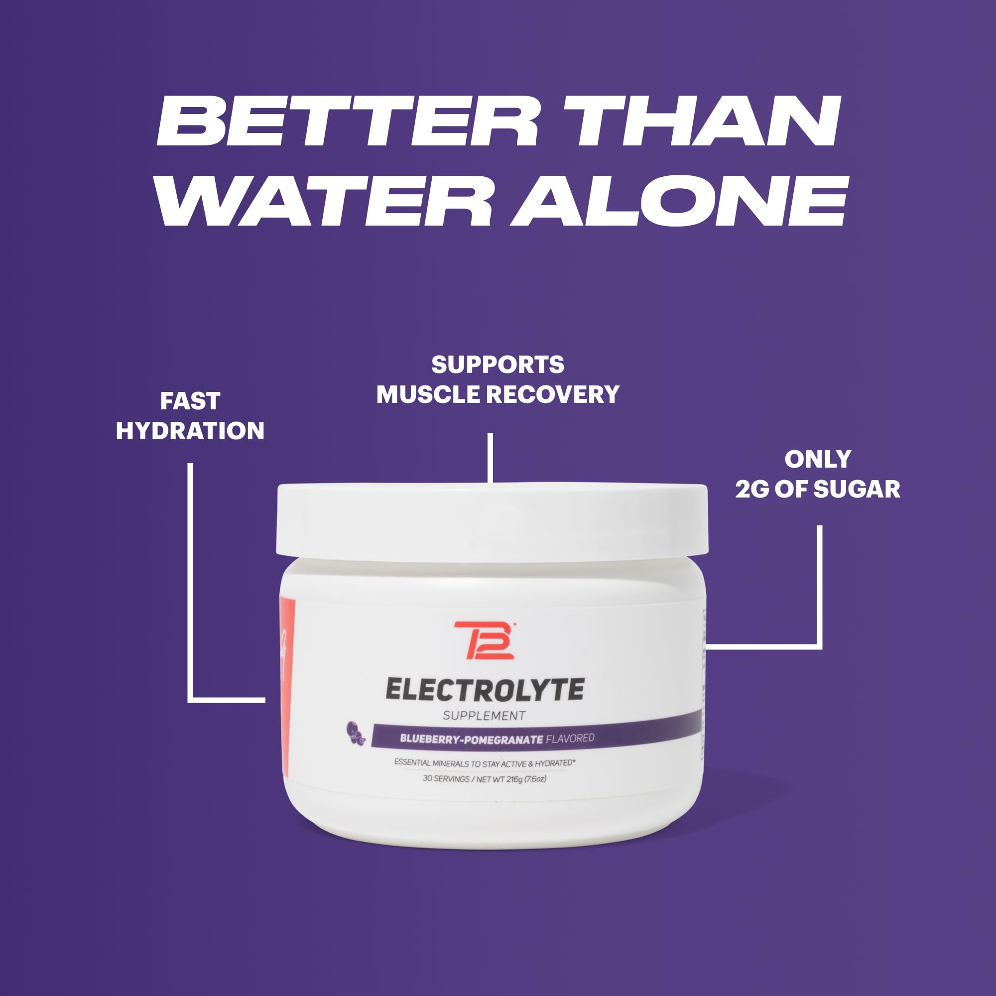 TB12 electrolyte powder shaken in a bottle after workout