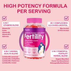 Tbivfller raspberry prenatal gummies bottle ready for daily use by expectant mothers.