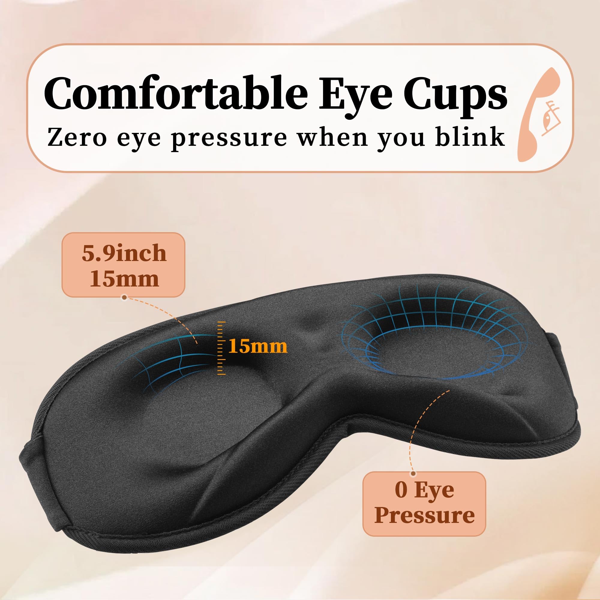 TBSMDSSSDM adjustable strap ensures secure fit during sleep