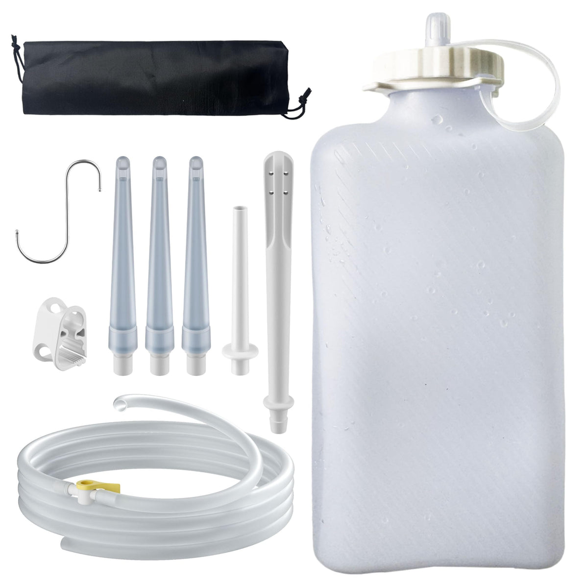 TCFAFA silicone enema bag kit: the bag for safe home use.