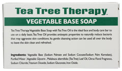 Tea Tree Therapy soap foamy lather for gentle cleansing.
