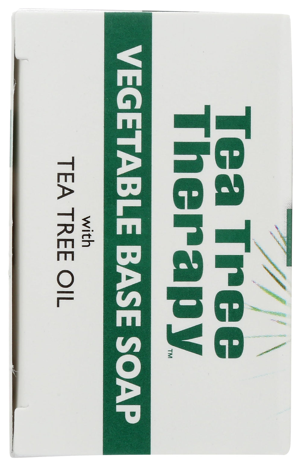 Tea Tree Therapy soap on skin provides a refreshing clean feel.