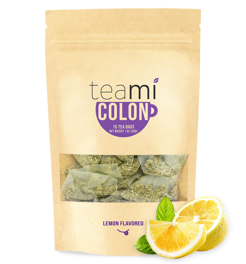 Teami Colon Cleanse bottle front showing compact packaging for nightly use.