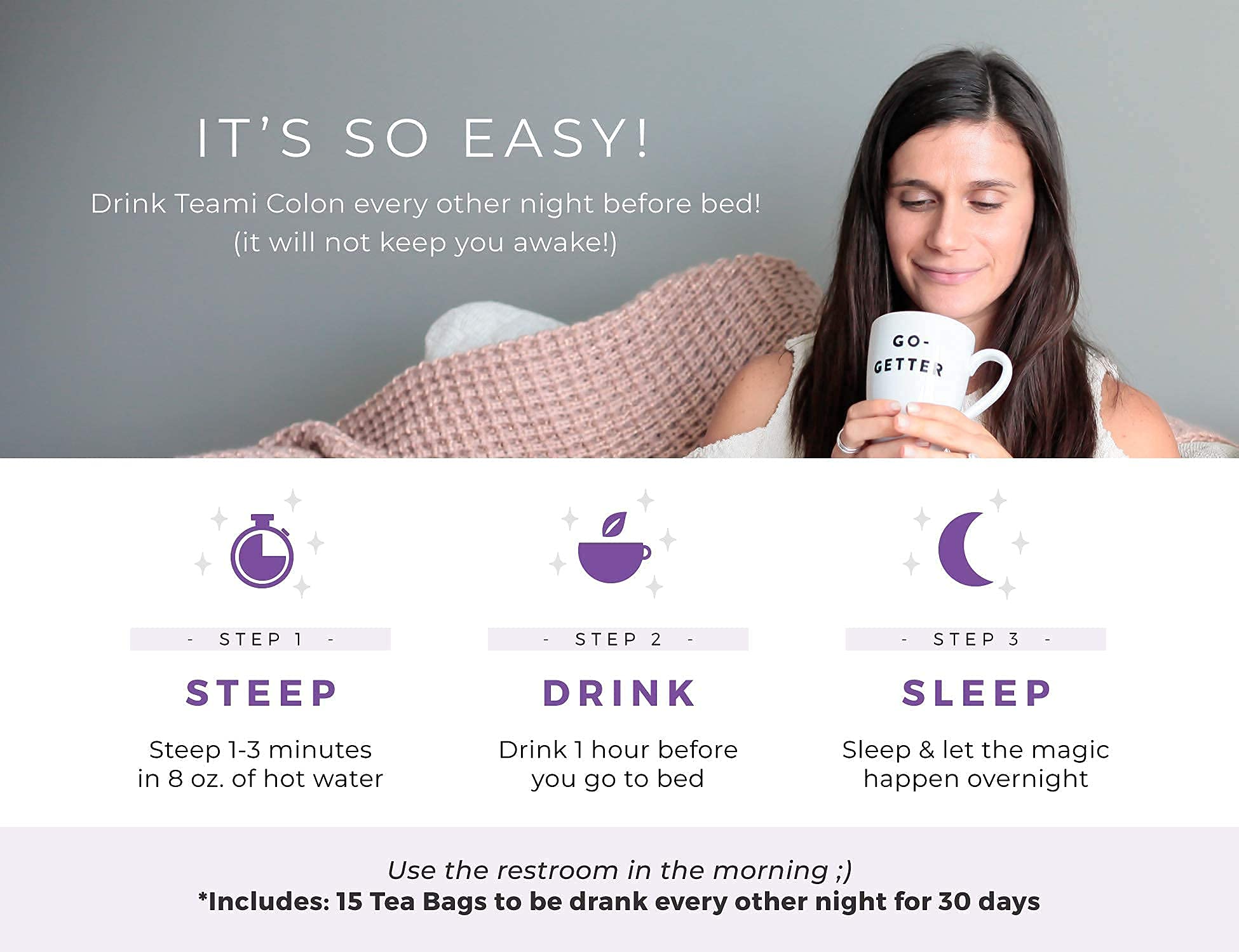 Teami Colon community of 500k members provides shared wellness inspiration.