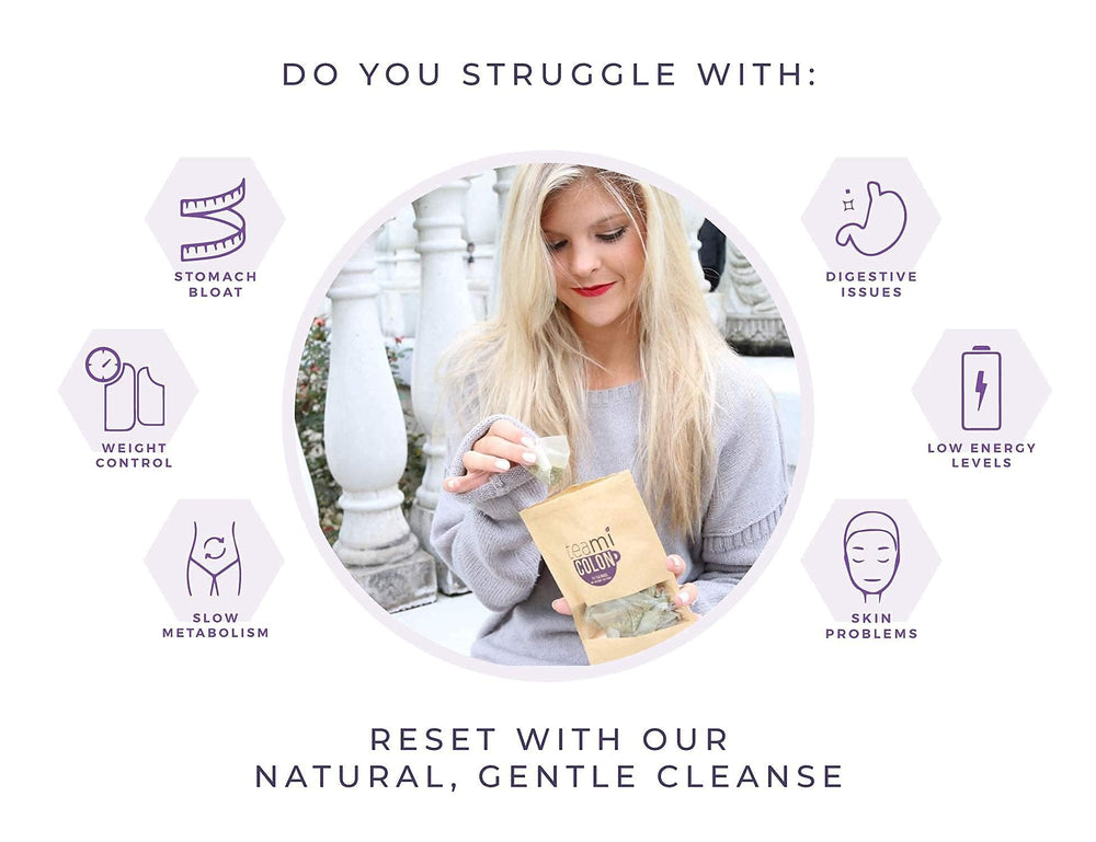 Teami Colon detox tea with lemon aroma invites a refreshing scent.