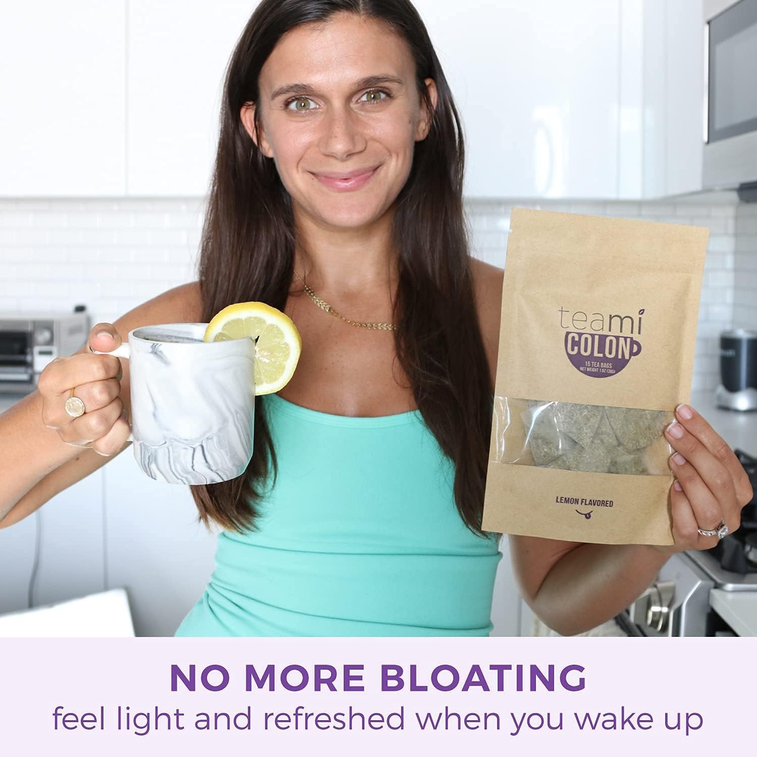 Teami Colon nightly routine setup for a calm bedtime.