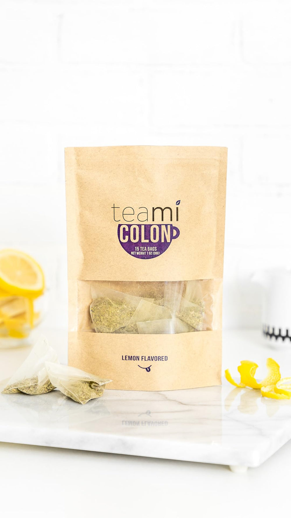 Teami Colon packaging box highlighting a 30-day supply.