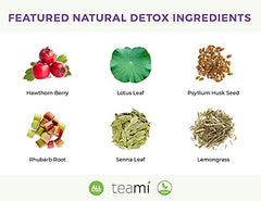 Teami Colon detox tea cup during steeping with warm lemon aroma.