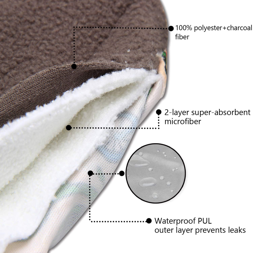 Teamoy 10 inch Lotus Leaf liner provides extra coverage for medium-flow days
