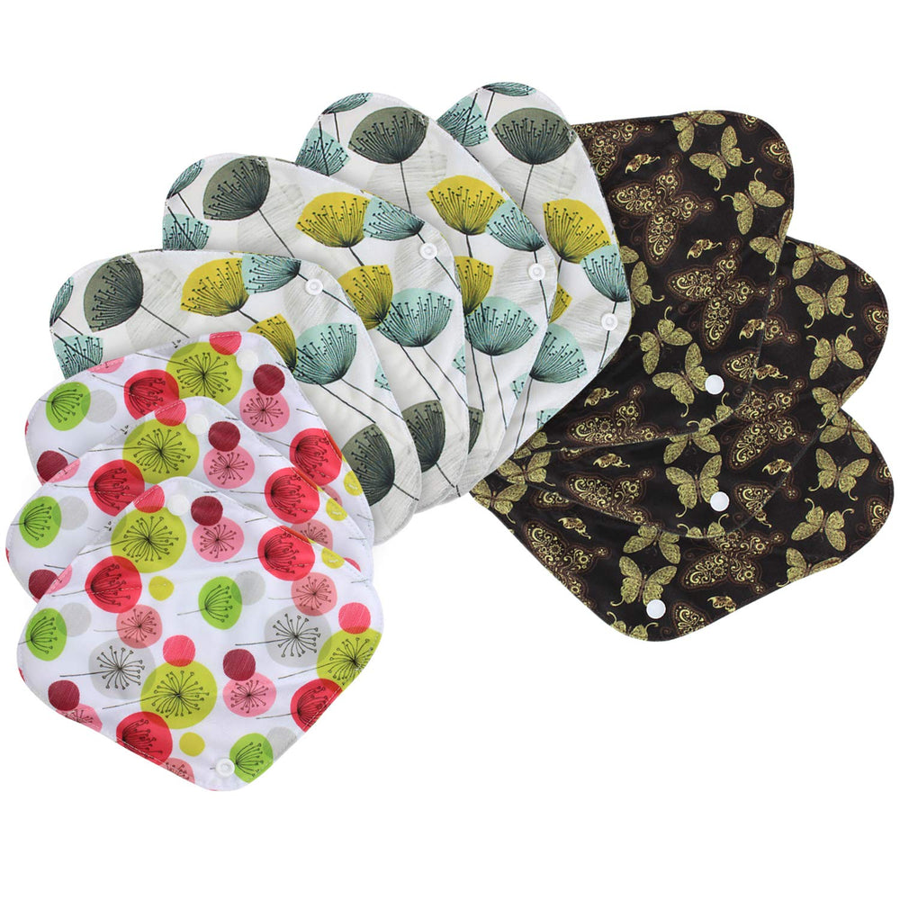 Teamoy two-layer microfiber plus charcoal absorbent layer protects confidently