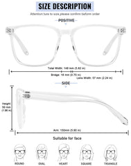 TEAPLMTT polycarbonate clear lenses for true color and sharp view