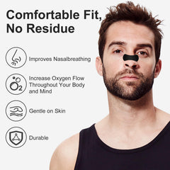 TeasBank latex-free nasal strip suitable for sensitive skin.