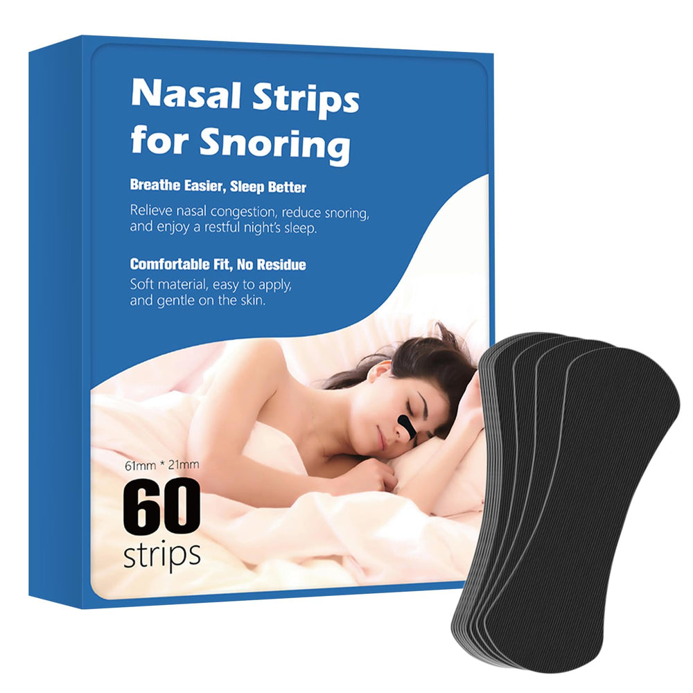 TeasBank nasal strip snoring-60count helps easier breathing at night.