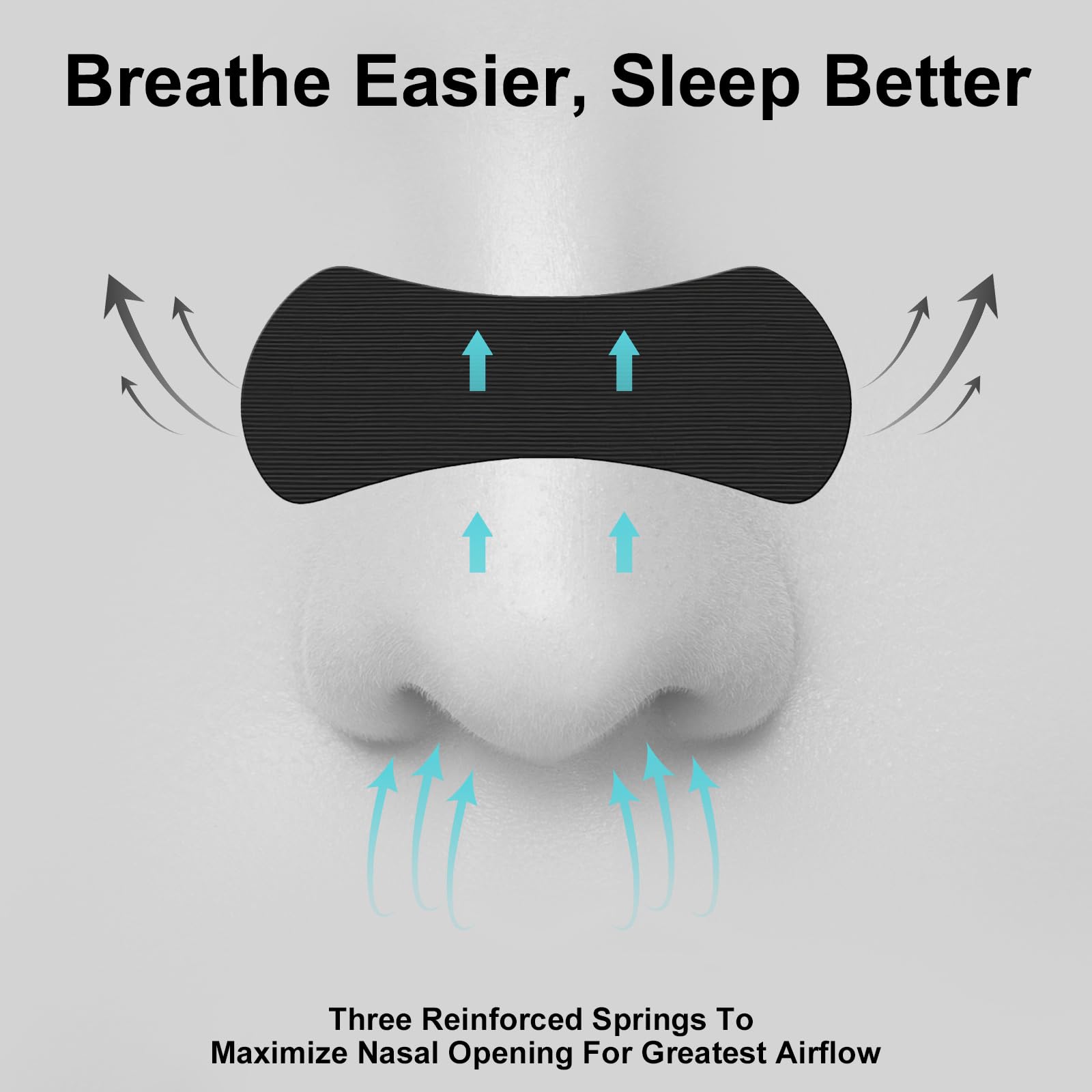 TeasBank strong-adhesive nasal strip stays put during workouts.