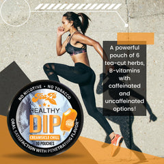 TeaZa Energy Pouches Creamsicle Chill in water makes a smooth energy tea.