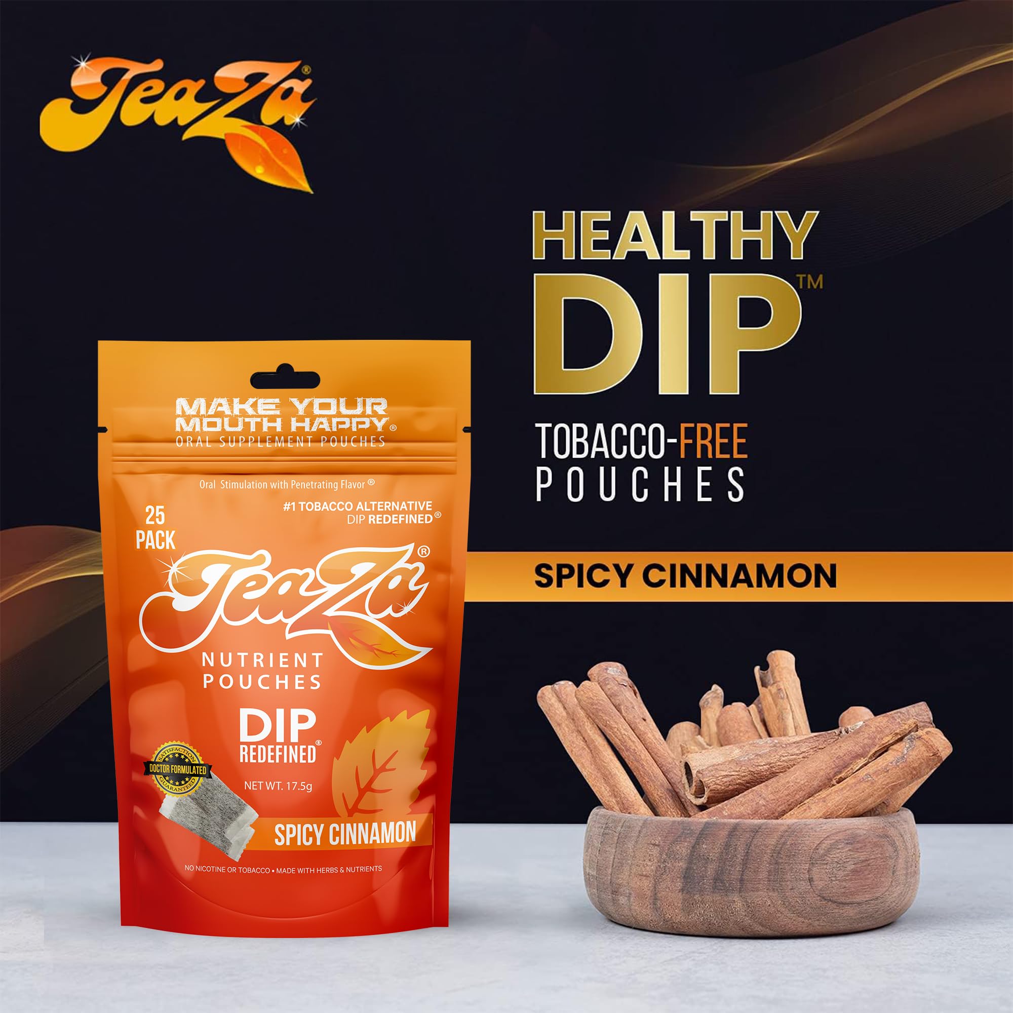 TeaZa Energy Pouches: uso diario para energía discreta y discreta conveniencia