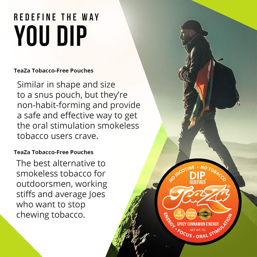 TeaZa outdoors use, convenient dip alternative during hiking or fishing.