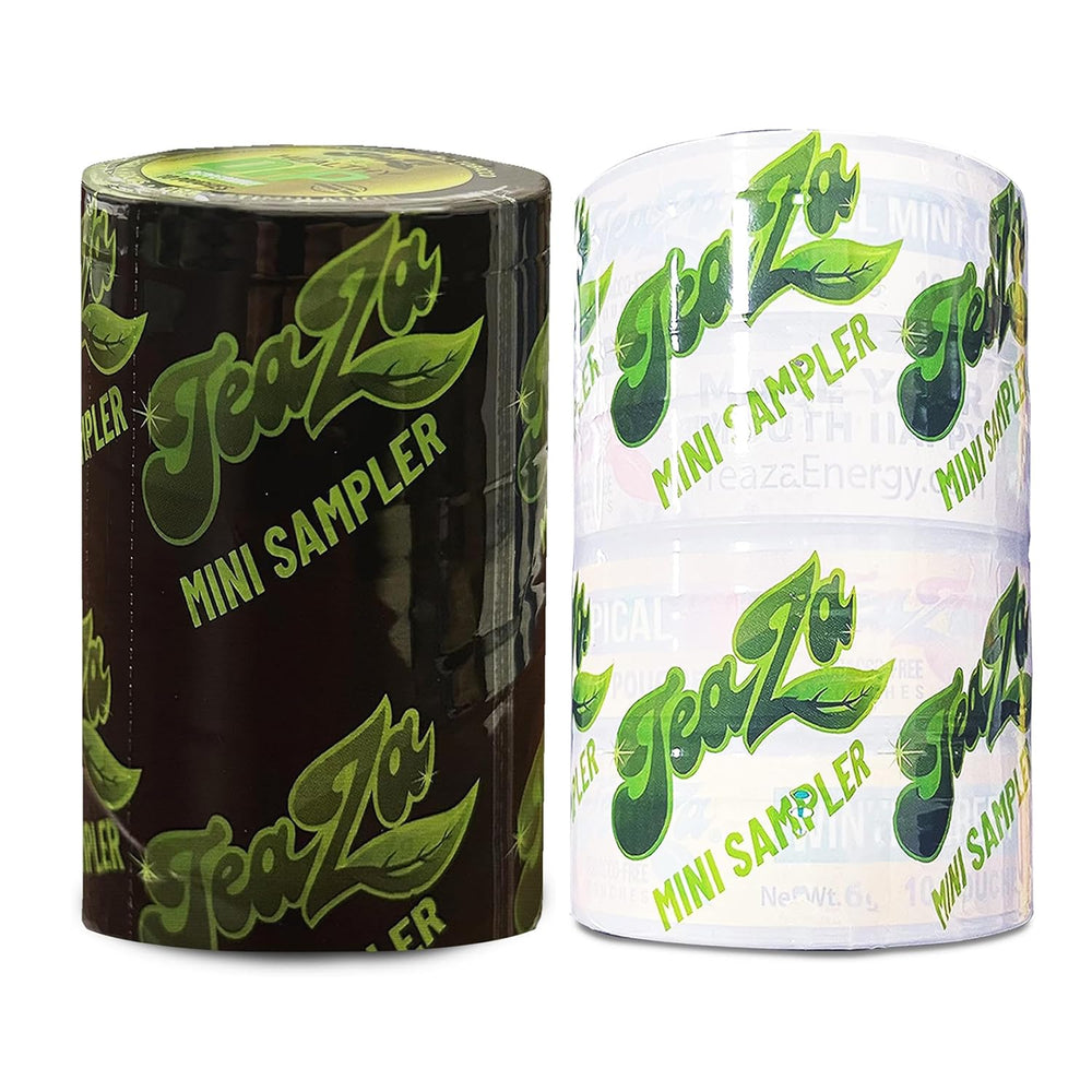 TeaZa Peppermint Puck delivers refreshing, nicotine-free flavor for quick, tobacco-free snacking.