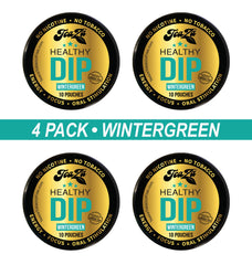 TeaZa Wintergreen energy pouches closeup shows mint aroma and energy boost.