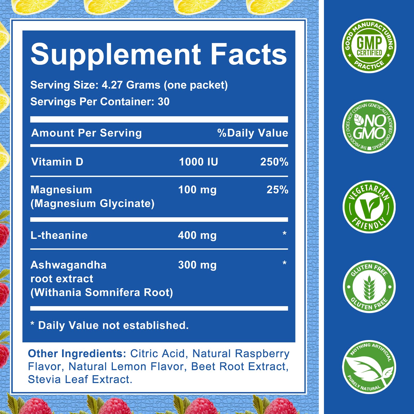 Tecepec Cortisol Powdered Drink Mix glass dissolving, quick relaxation ritual after work.