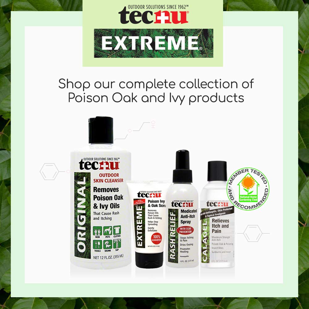 Tecnu Extreme complete treatment steps ready for post-exposure care.