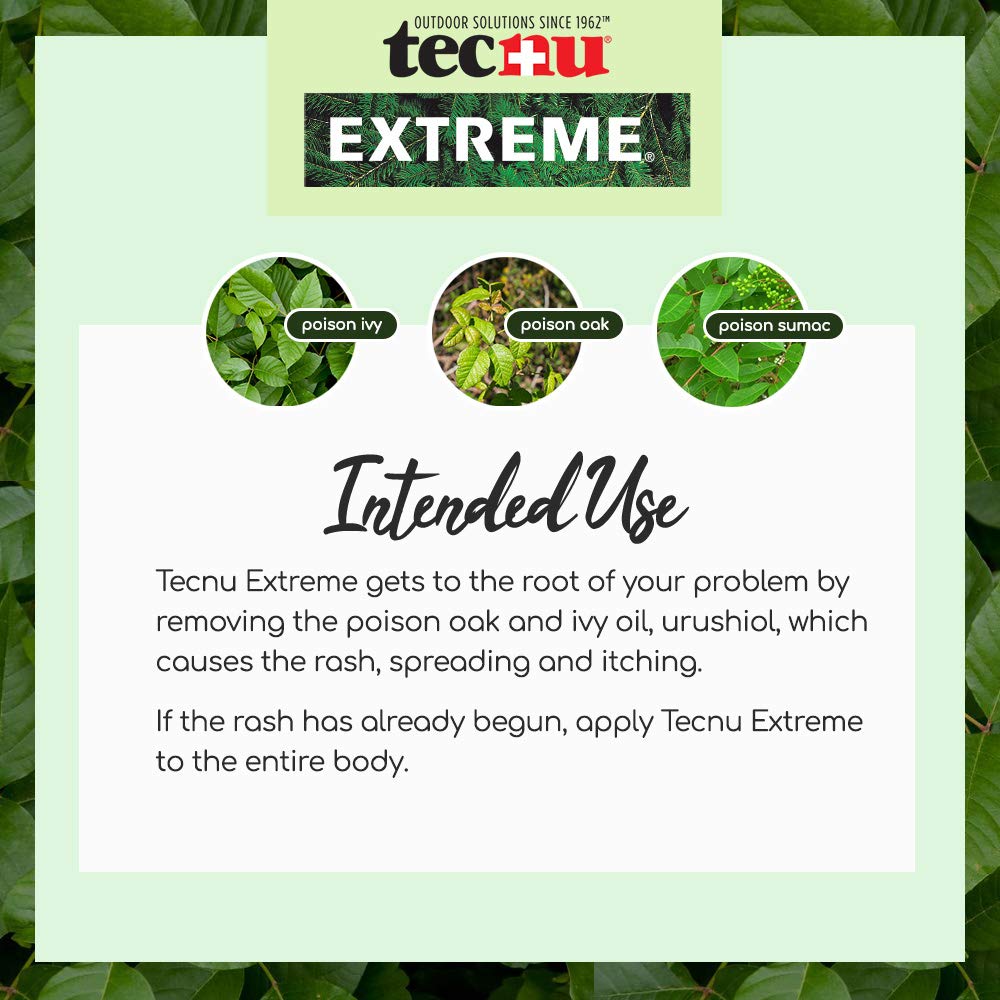 Tecnu Extreme scrub being applied to skin to remove oil quickly.