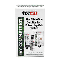 Tecnu Ivy Cleanse bottle ready to remove oil after outdoor exposure.