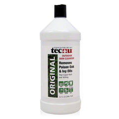 Tecnu Original removes oil from skin after exposure to poison ivy or oak.