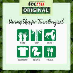 Tecnu Original removes skunk odor from dog fur after exposure.