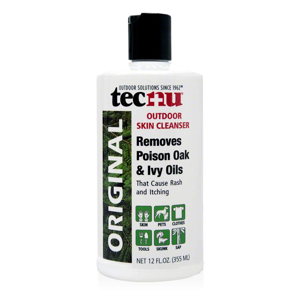 Tecnu Original Poison Oak bottle pour for quick first-step cleanup after outdoor exposure.