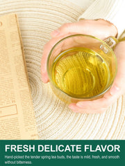TeeLux green tea bags with antioxidants and L-Theanine for daily vitality.