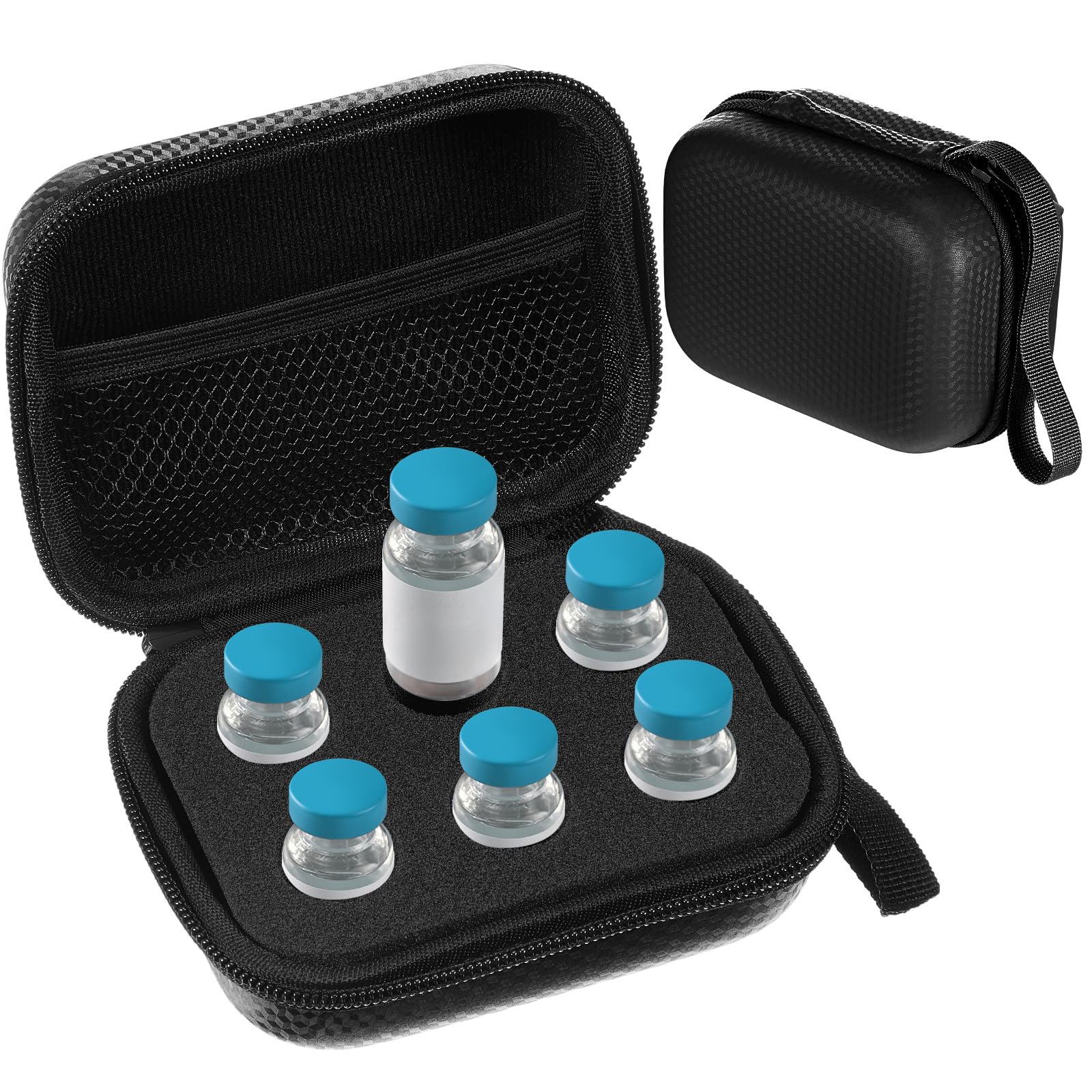 Teenyyou 6-slot insulin vial case: compact, portable storage for on-the-go vials.