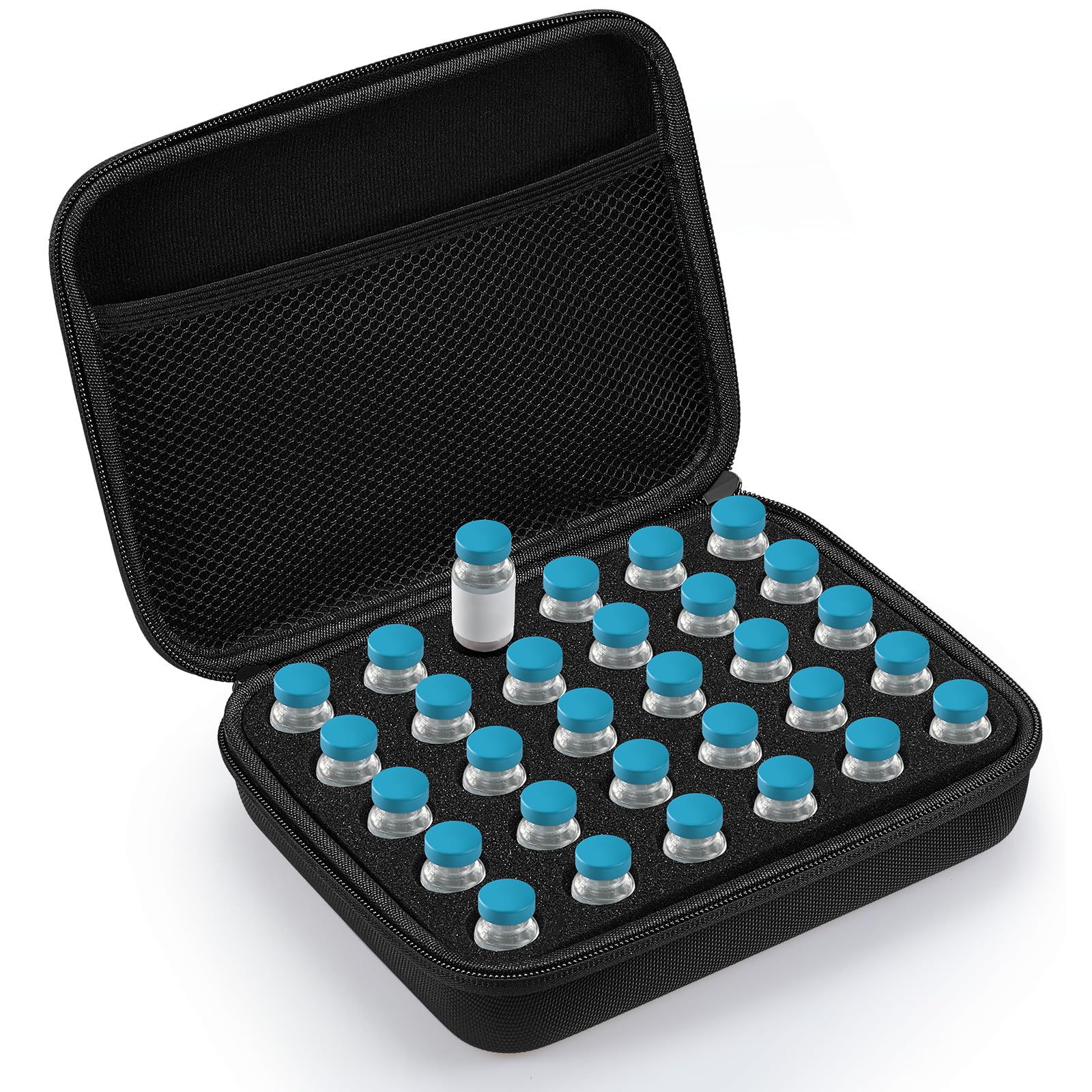Teenyyou insulin vial case, outer view, showing compact travel-friendly design