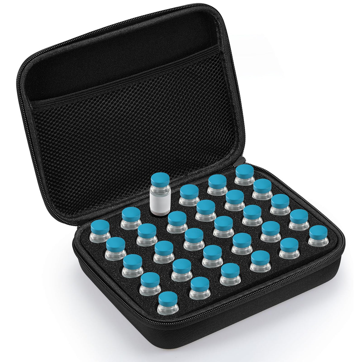 Teenyyou insulin vial case, outer view, showing compact travel-friendly design