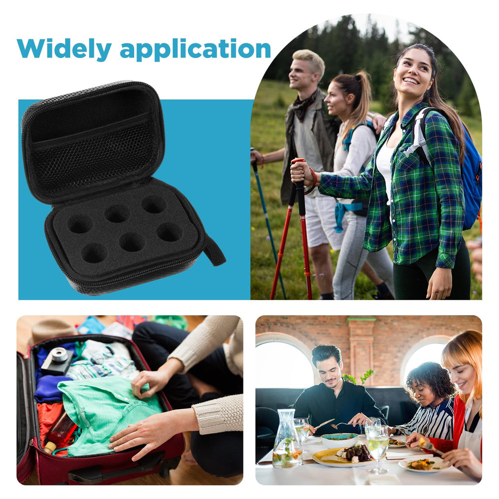 Teenyyou Oxford fabric insulin case with EVA padding protects vials during transport.