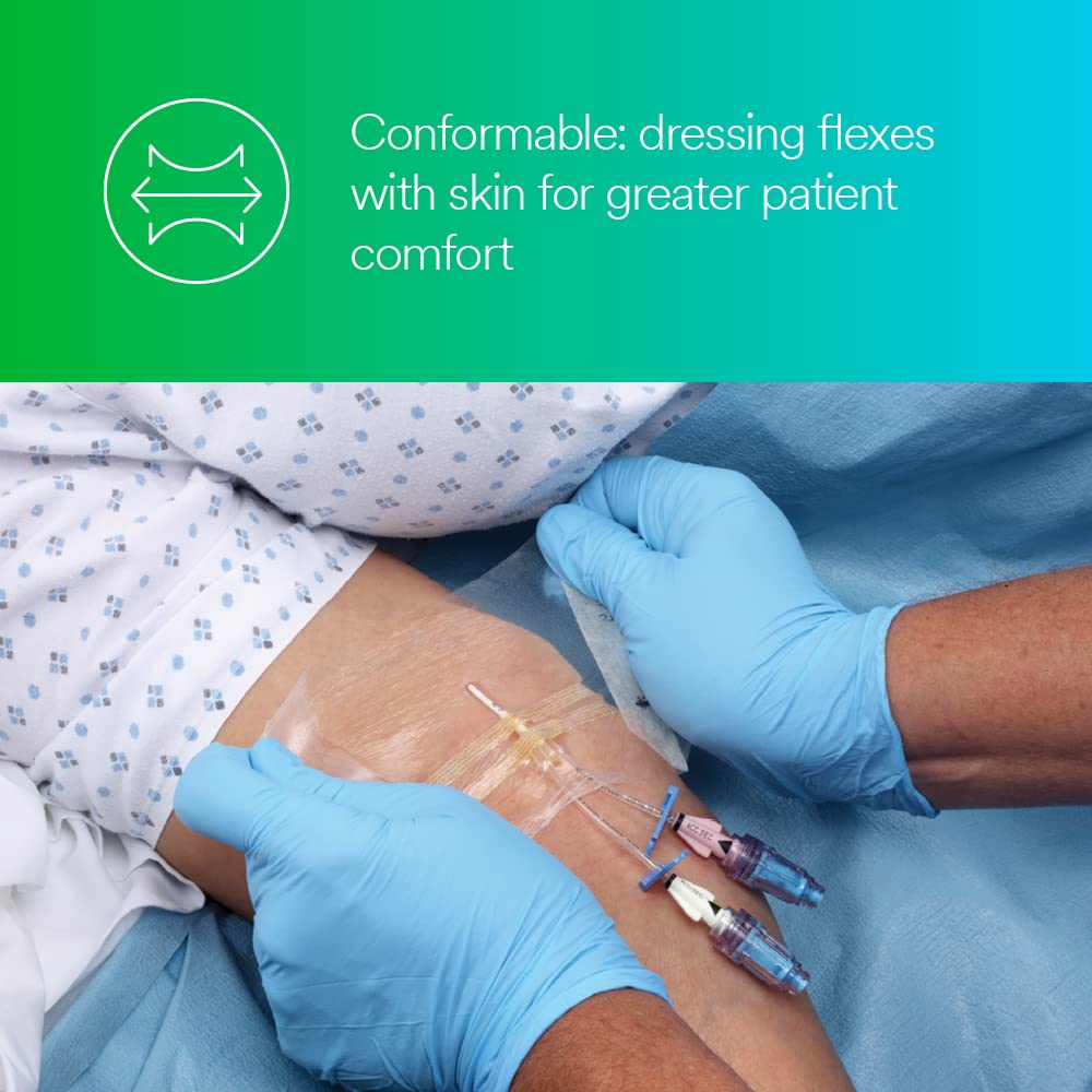 Tegaderm frame 1627 secures devices to skin for reliable placement.